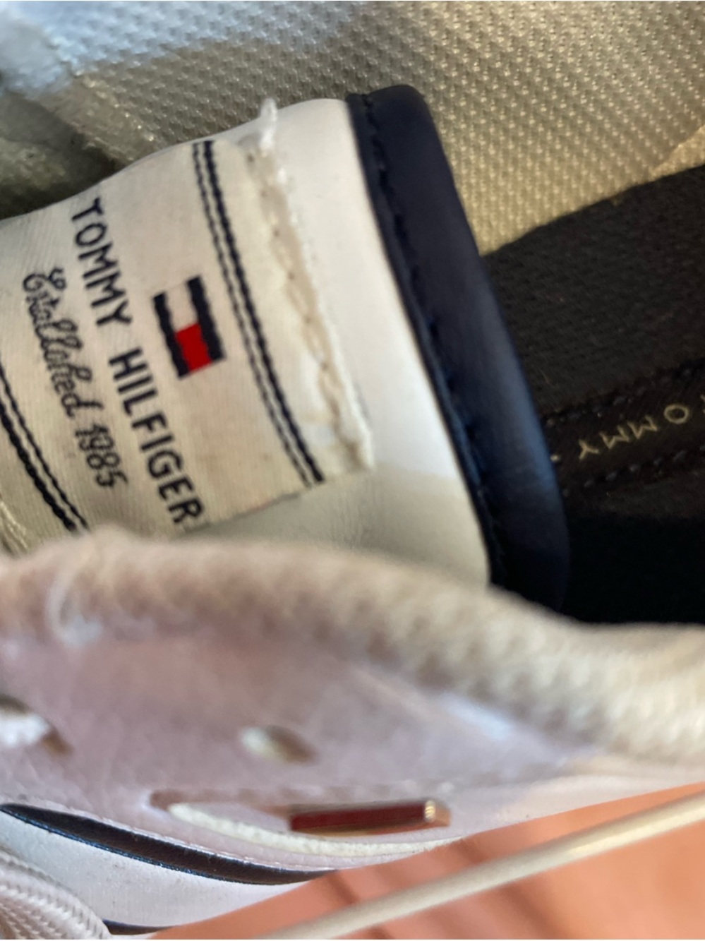 Tommy Hilfiger White Men's Athletic Sneakers